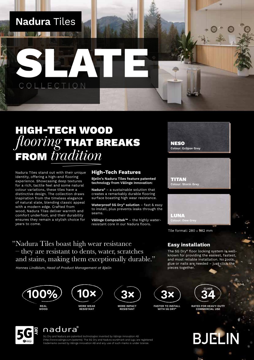 NA Slate collection Presskit cover